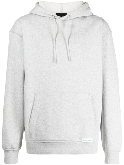 3.1 Phillip Lim Everyday Terrycloth Hoodie In Grey