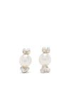 CLAIRE ENGLISH TORTUGA PEARL-STUD EARRINGS