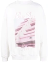 Blue Sky Inn Mens White Cotton Sweatshirt In Neutrals