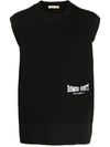 Romeo Hunte Sleeveless Sweater In Black