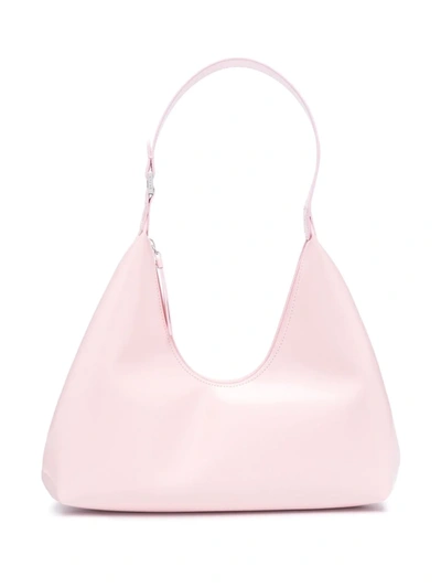 By Far Amber Leather Shoulder Bag In Pink
