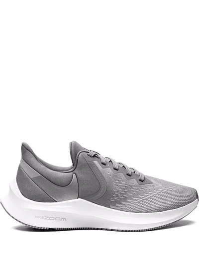 Nike Zoom Winflo 6 Low-top Sneakers In Grey
