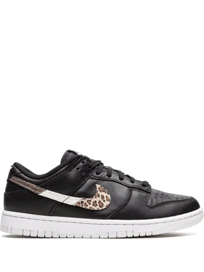 Nike Dunk Low Basketball Sneaker In Black/brown