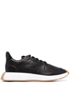 Giuseppe Zanotti Leather Sneakers In Black