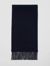 Joseph Wool Cashmere Blend Alice Scarf In Navy