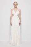 Pre-spring 2022 Ready-to-wear Liz Pleated Gown In White