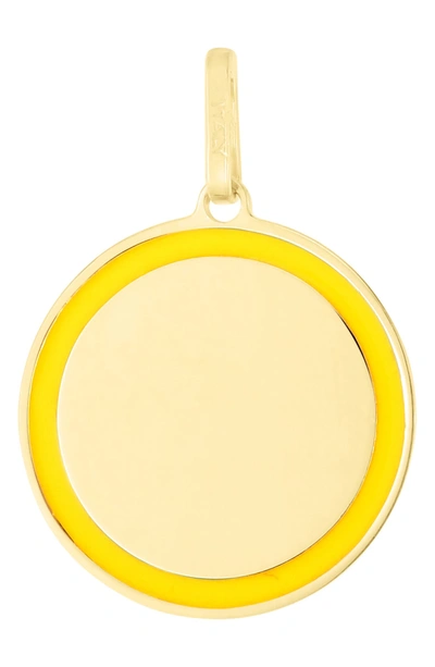 Karat Rush 14k Yellow Gold Enamel Disc Charm