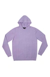 X-ray Core Knit Pullover Hoodie In Lilac