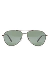 Ted Baker 59mm Aviator Sunglasses In Slate