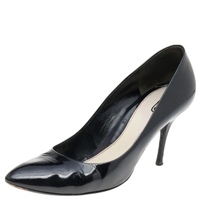 Pre-owned Gucci Black Patent Leather Pumps Size 40