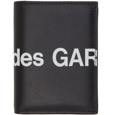 Comme Des Garçons Black Huge Logo Card Holder