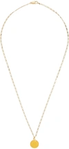 We11 Done Gold Smiley Necklace In Gold