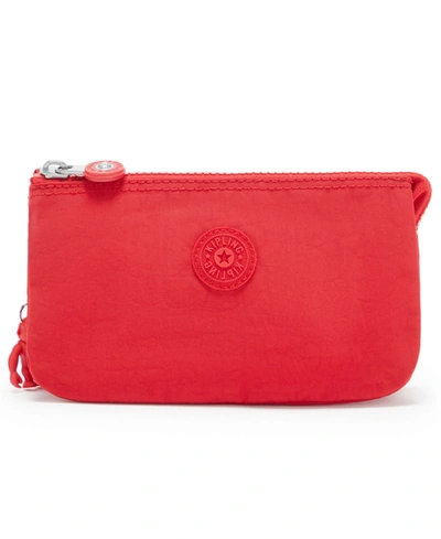 Kipling Creativity Large Cosmetic Pouch In Red Rouge