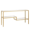 Hudson & Canal Lovett 55" Console Table In Brass