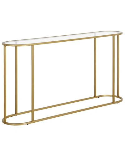 Hudson & Canal Erikson 54" Console Table In Brass