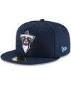 New Era Men's Navy Tennessee Titans Omaha 59fifty Hat In Navy