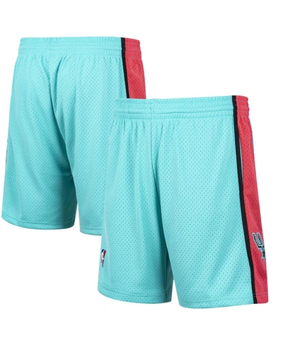 Mitchell & Ness Men's Blue San Antonio Spurs Hardwood Classic Reload Swingman Shorts