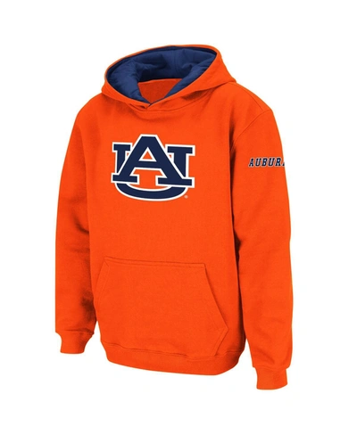 Stadium Athletic Youth Boys Orange Auburn Tigers Big Logo Pullover Hoodie