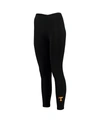Zoozatz Women's Black Tennessee Volunteers Fleece Leggings In Black