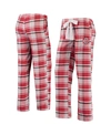 Shop Concepts Sport Women's Scarlet, Black Ohio State Buckeyes Accolade Flannel Pants In Scarlet/black