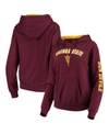 Colosseum Women's Maroon Arizona State Sun Devils Loud And Proud Pullover Hoodie In Maroon