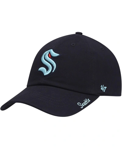 47 Brand Women's Deep Sea Blue Seattle Kraken Miata Clean Up Adjustable Hat