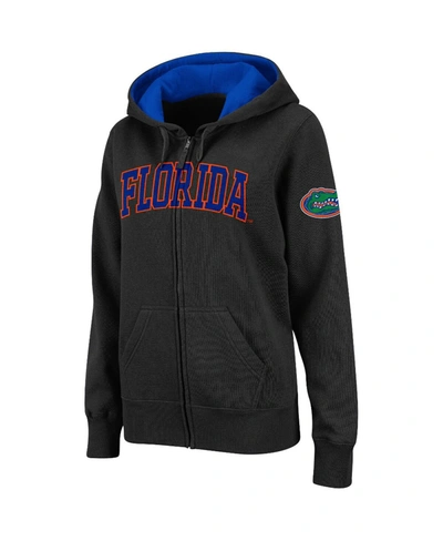 Colosseum Women's Stadium Athletic Black Florida Gators Arched Name Full-zip Hoodie