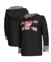 Concepts Sport Black Alabama Crimson Tide Fairway Houndstooth Pullover Hoodie In Black