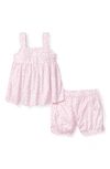 PETITE PLUME KIDS' SWEETHEARTS PRINT TWO-PIECE SHORT PAJAMAS