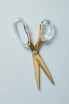 Russell + Hazel Golden Acrylic Scissors In White