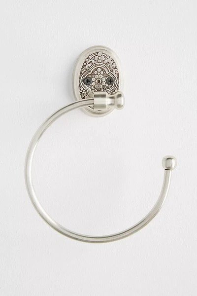 Anthropologie Madras Towel Ring In Silver