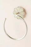 Anthropologie Botanist Towel Ring In Silver