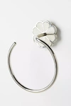 Anthropologie Botanist Towel Ring In White