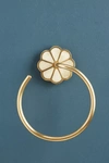 Anthropologie Botanist Towel Ring In Brown