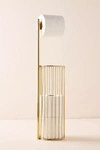 Anthropologie Kelly Standing Toilet Paper Holder In Brown