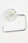 Anthropologie Gracie Toilet Paper Holder In Silver