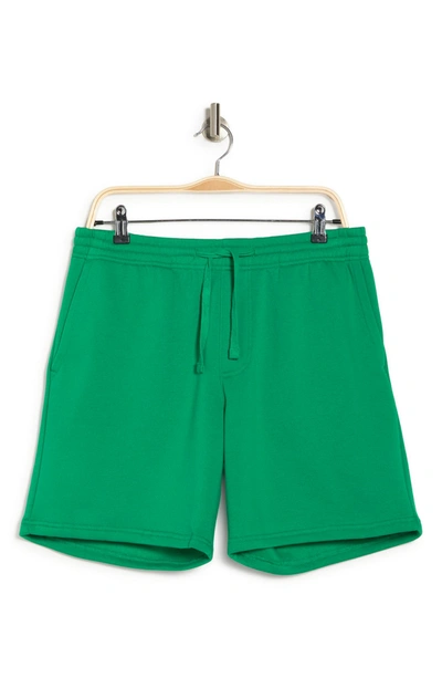 Abound Drawstring Fleece Knit Shorts In Green Jelly