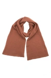 Portolano Solid Cashmere Scarf In Colorado