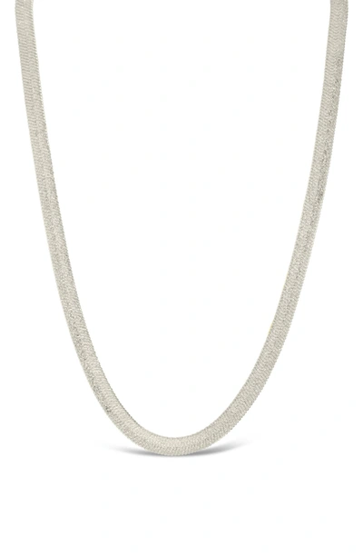 Sterling Forever Bronx Chain Necklace In Silver