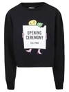 Opening Ceremony Light Bulb Box Logo Print Hoodie In Black Off Whi