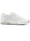 Philippe Model Prsx Basic Low-top Sneakers In Bianco