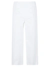 Moschino Straight Trousers In White