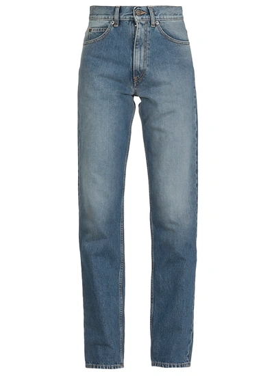 Maison Margiela Cotton Denim Skinny Leg Jeans In Blue