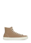 Maison Margiela Beige Canvas Tabi High-top Sneakers In Cuban Sand