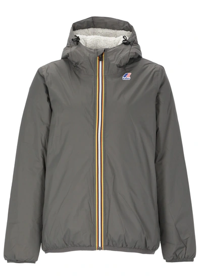 K-way Le Vrai 3.0 Claude Orsetto Jacket In Grey Smoke