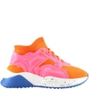 Stella Mccartney Multicolor Sneakers For Girl With White Logo In Multicolor