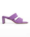 Miista Women's Yvonne High Heel Sandals In Purple