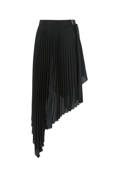 Givenchy Black Crepe Skirt Nd  Donna 34f