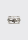 Armenta New World Diamond Scroll Band Ring In Silver