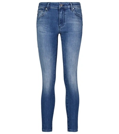 Ag Legging Ankle Mid-rise Skinny Jeans In 10ybwy